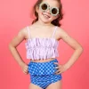 Bright Lilac | Mini Oversized Ruffle Top
