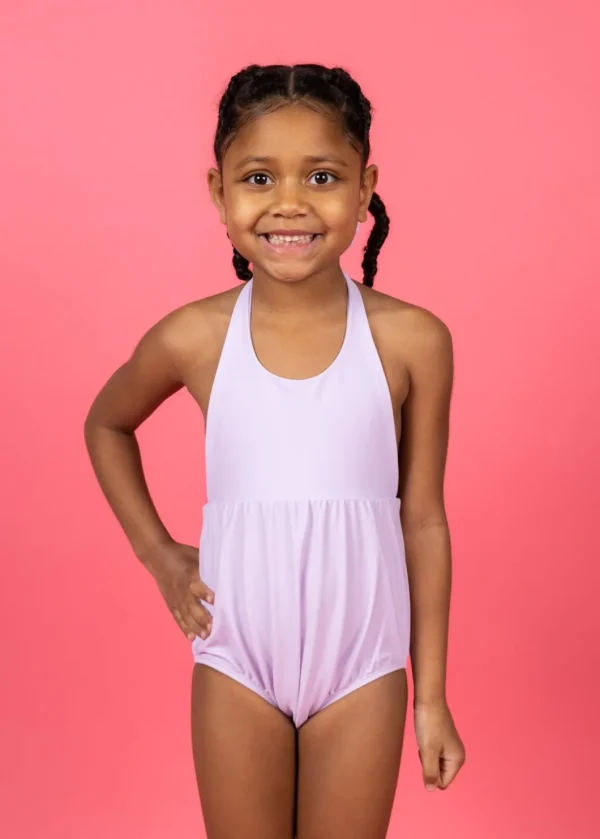 Bright Lilac | Mini Romper One-Piece