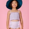 Cotton Purple | Mini Bandeau Top