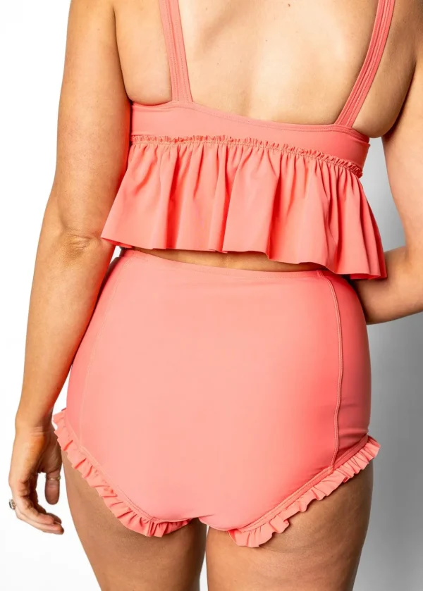 Deep Coral | All Ruffled Up Bottoms