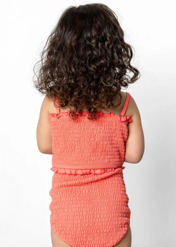 Deep Coral | Mini Bandeau Top