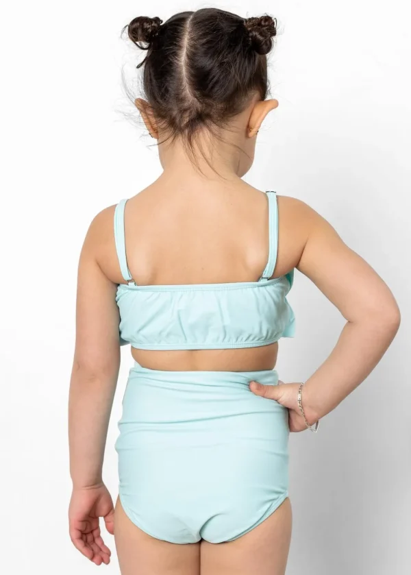 Fresh Mint | Mini Oversized Ruffle Top