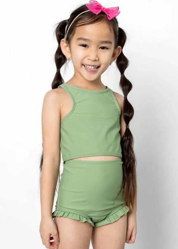 Meadow Green | Mini All Ruffled Up Bottoms