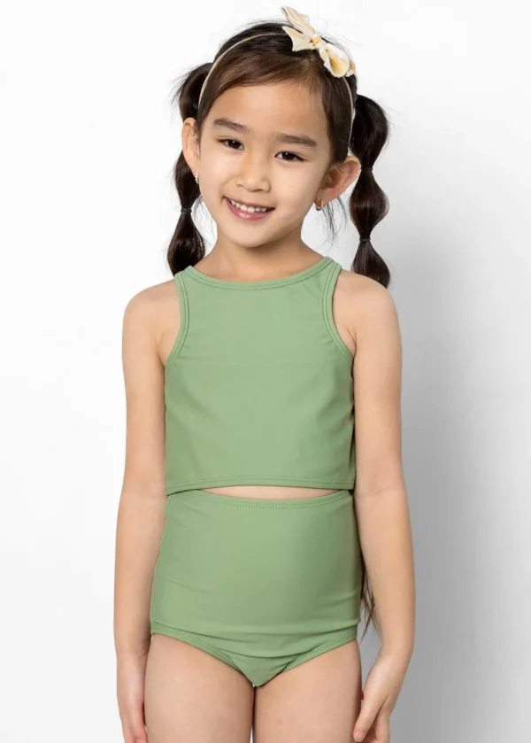 Meadow Green | Mini High-Waisted Bottoms
