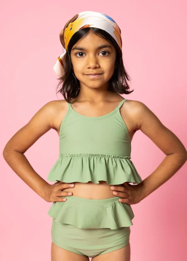 Meadow Green | Mini Peplum Bottoms