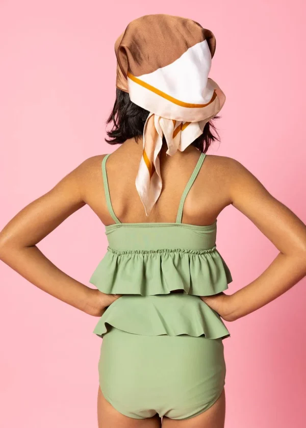 Meadow Green | Mini Peplum Bottoms