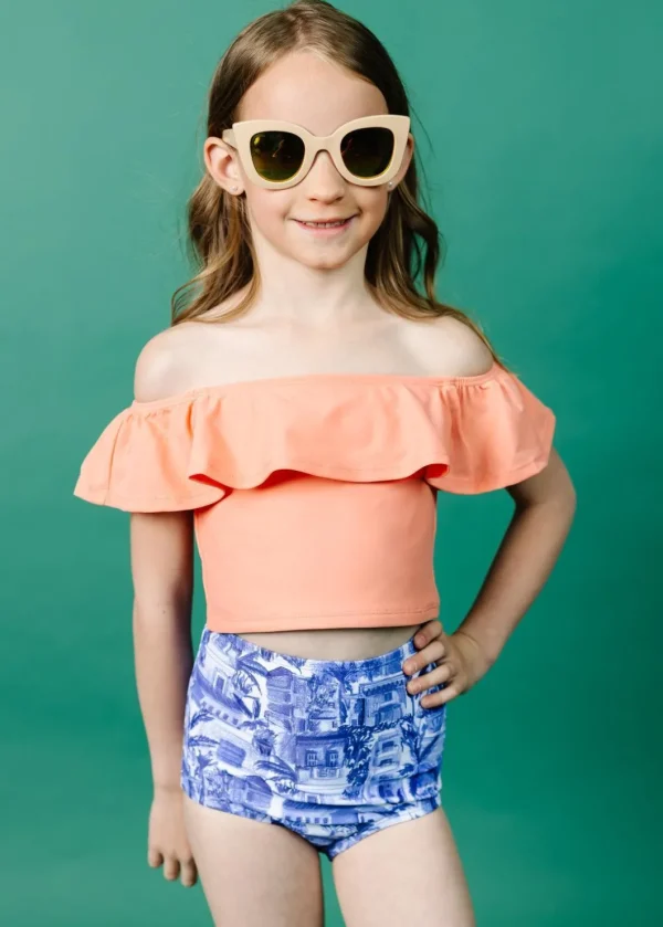 Melon | Mini Ruffled Around Top