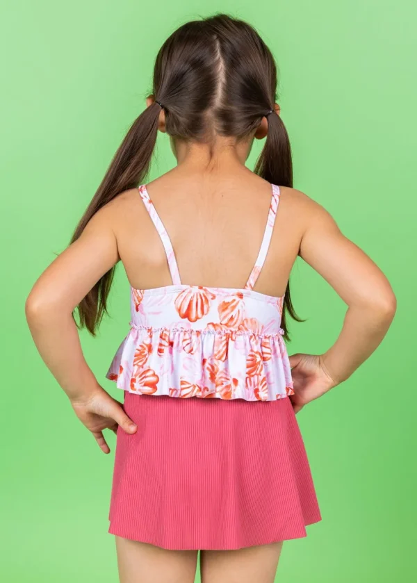 Painted Clams | Mini Peplum Top