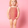 Red Ditsy Floral | Baby Simply One-Piece