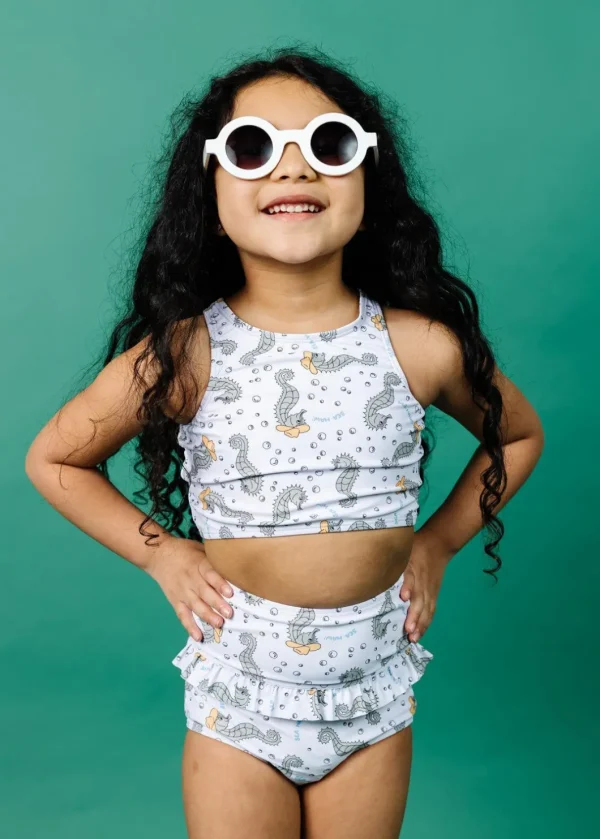 Sea-Haw | Mini Mid-Ruffle Bottoms