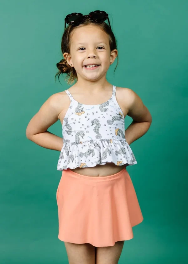 Sea-Haw | Mini Peplum Top