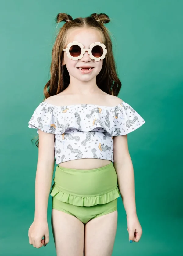 Sea-Haw | Mini Ruffled Around Top