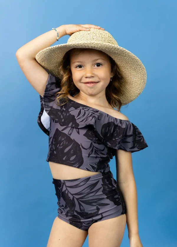 Tropical Night | Mini Ruffled Around Top