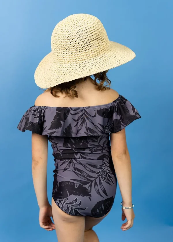 Tropical Night | Mini Ruffled Around Top